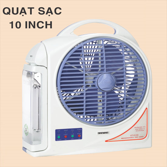 QUẠT SẠC-ĐÈN SẠC ĐA CHỨC NĂNG KT9100