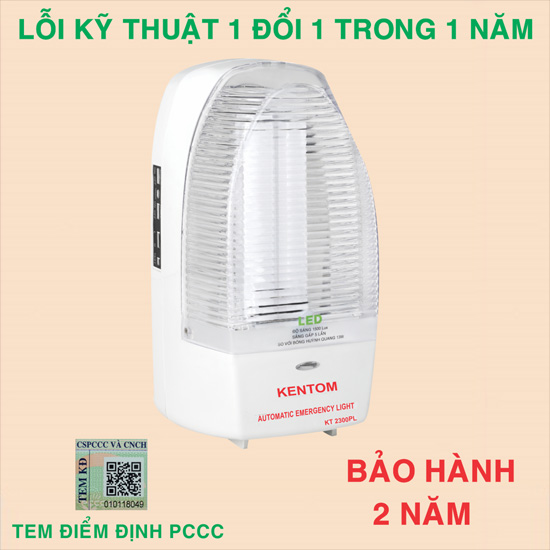 Đèn sạc chiếu sáng khẩn cấp KT2300PL PIN