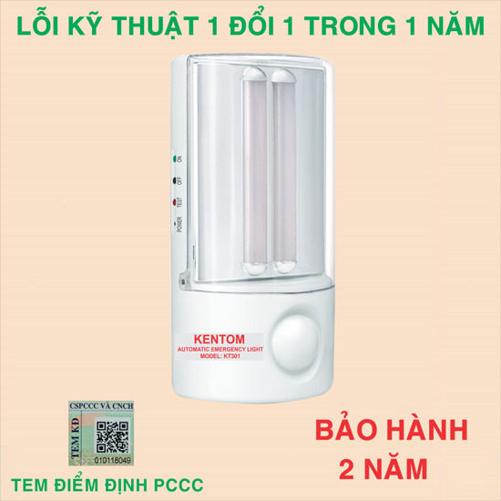 Đèn sạc chiếu sáng khẩn cấp KT301 PIN